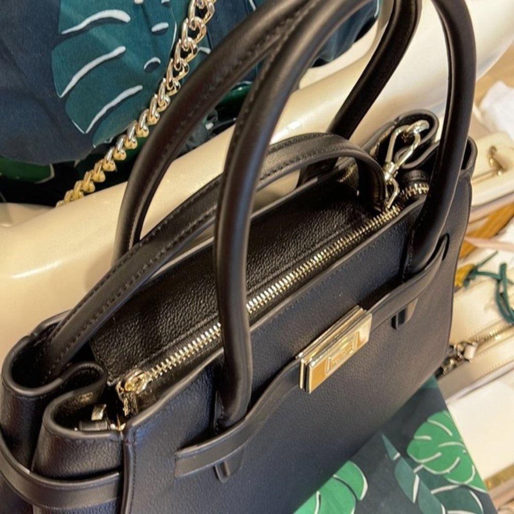 Kate Spade Lucia Medium Satchel Black - Picture 8 of 16